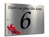 No place like home, acrylic House sign