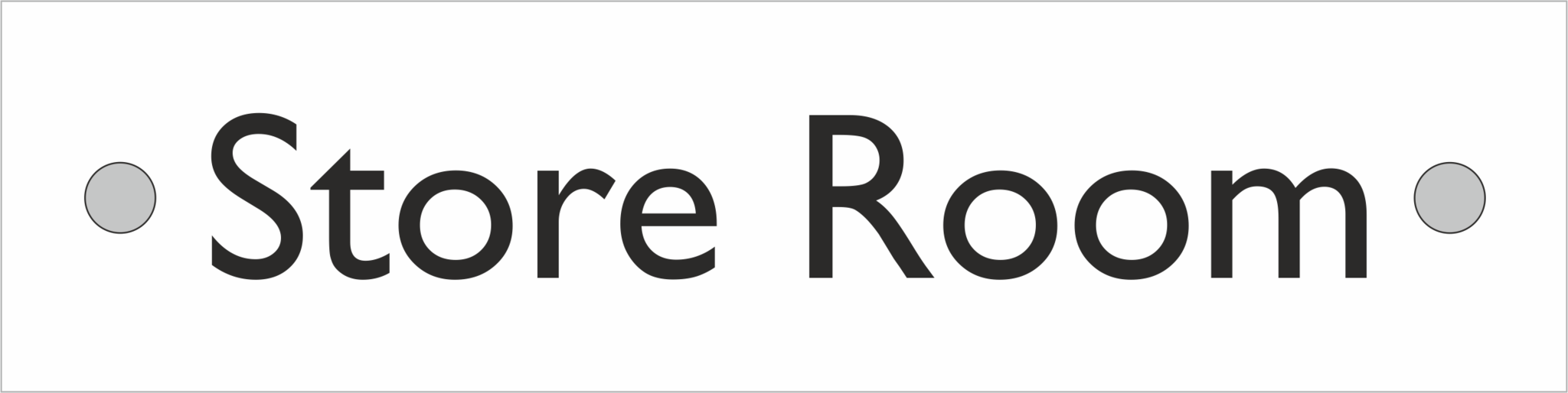 Acrylic Office Door sign - Stand Off Design - Uk House signs - Office signs - Acrylic Signs