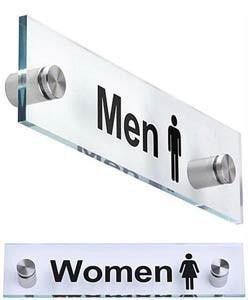 Acrylic Office Door sign - Stand Off Design - Uk House signs - Office signs - Acrylic Signs