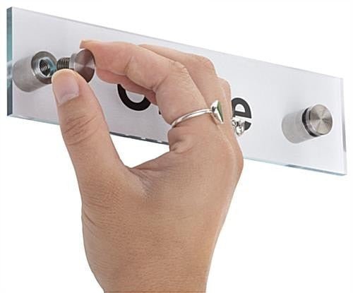 Acrylic Office Door sign - Stand Off Design - Uk House signs - Office signs - Acrylic Signs