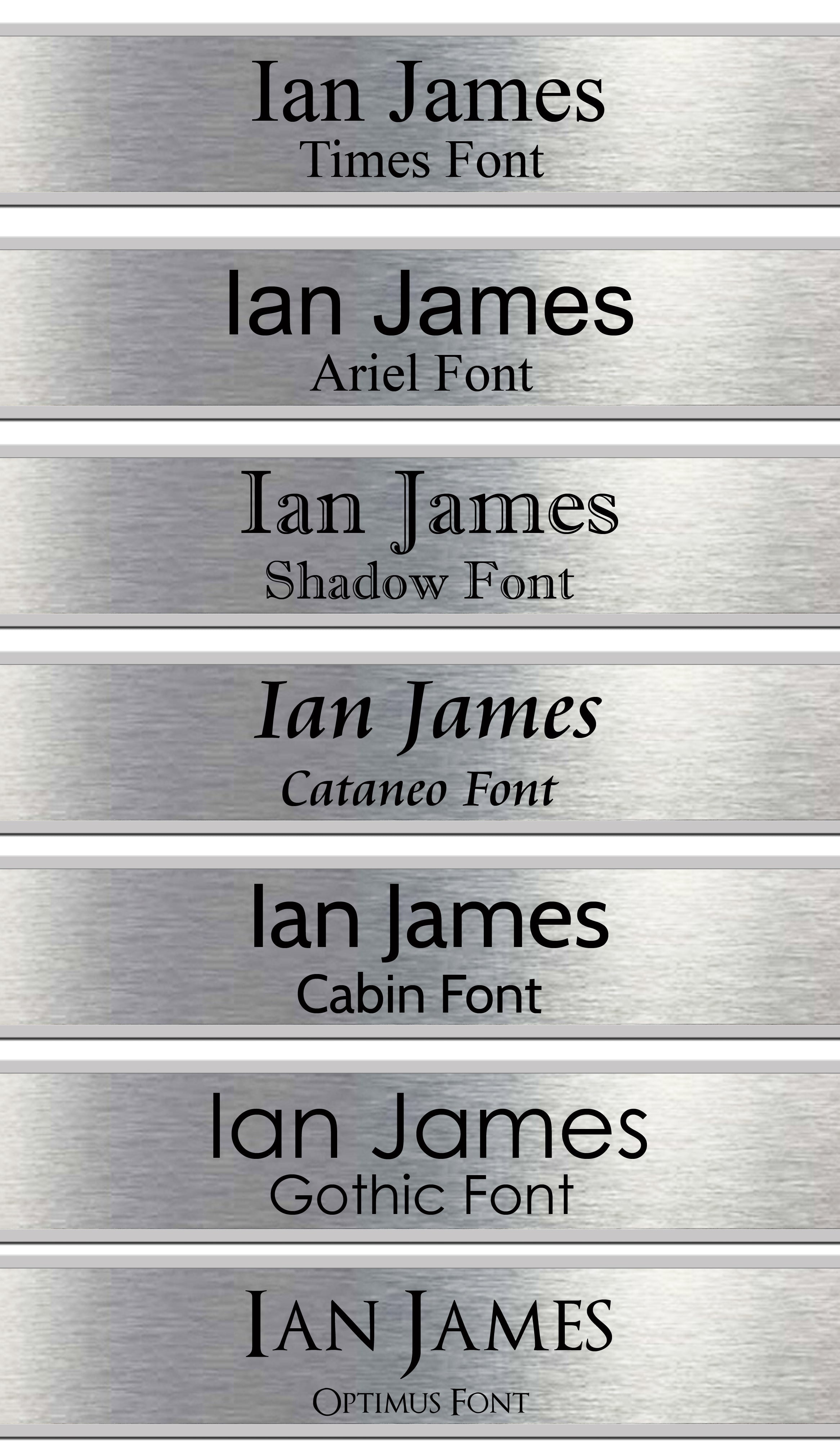 Door Name plates, with personalised insert - Uk House signs - Office signs - Name Plates