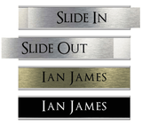 Door Name plates, with personalised insert - Uk House signs - Office signs - Name Plates