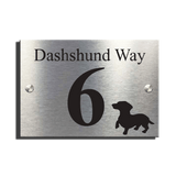 Dog , Personalised House sign - Uk House signs - Office signs - Acrylic Signs