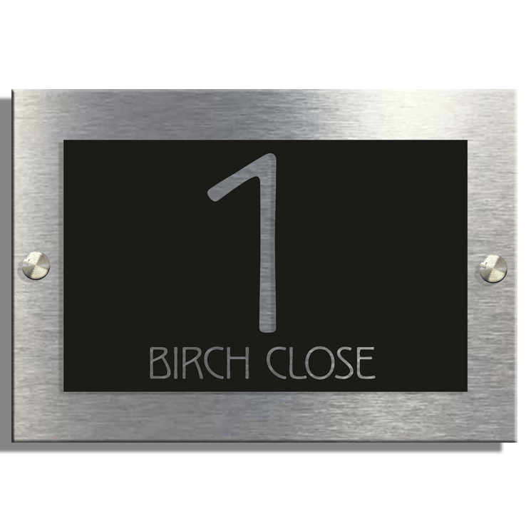 Kolo Designer House Number Plaque - Uk House signs - Office signs - House Sign