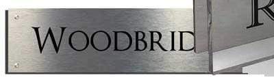 Longman Plaque - 500mm x 140mm - Uk House signs - Office signs - Acrylic Signs