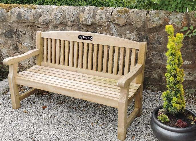 Memorial Bench Plaque | Stove Enamel - Uk House signs - Office signs -