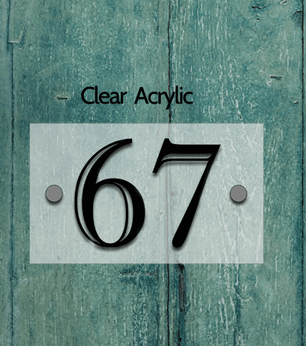 Office Door Number Plaque - Uk House signs - Office signs - House Sign