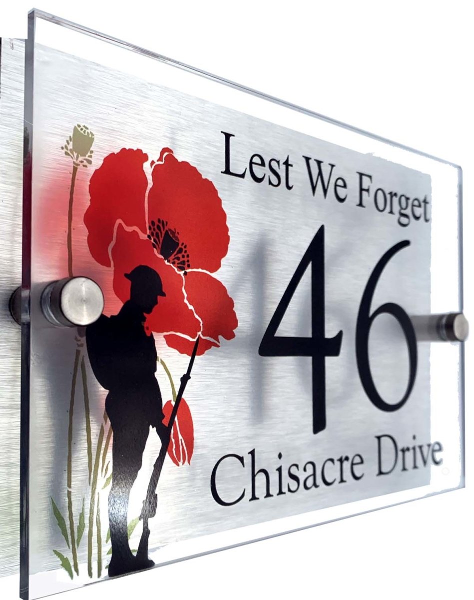 Personalised designer house sign - Uk House signs - Office signs - House Sign