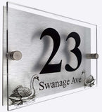 Personalised designer house sign - Uk House signs - Office signs - House Sign