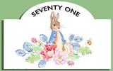 Peter Rabbit Designer Bridge House Number Plaque ~ Aluminium - Uk House signs - Office signs - House Sign