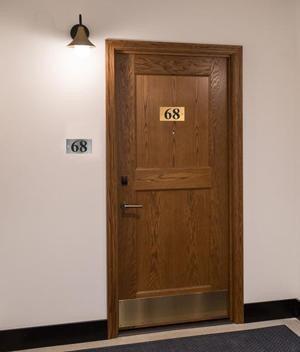 Small Door Number Plaque - Uk House signs - Office signs - House Sign