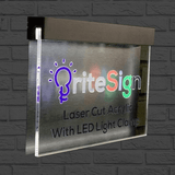 Unique LED Acrylic Designer Address Plaque - Mains Power
