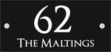 USA Style Designer Address Plaque | 12" x 6" - Uk House signs - Office signs - Acrylic Signs