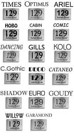 Wild Wood Designer Bridge House Number Plaque ~ Aluminium - Uk House signs - Office signs - House Sign