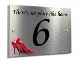 No place like home, acrylic House sign - Uk House signs - Office signs - Acrylic Signs