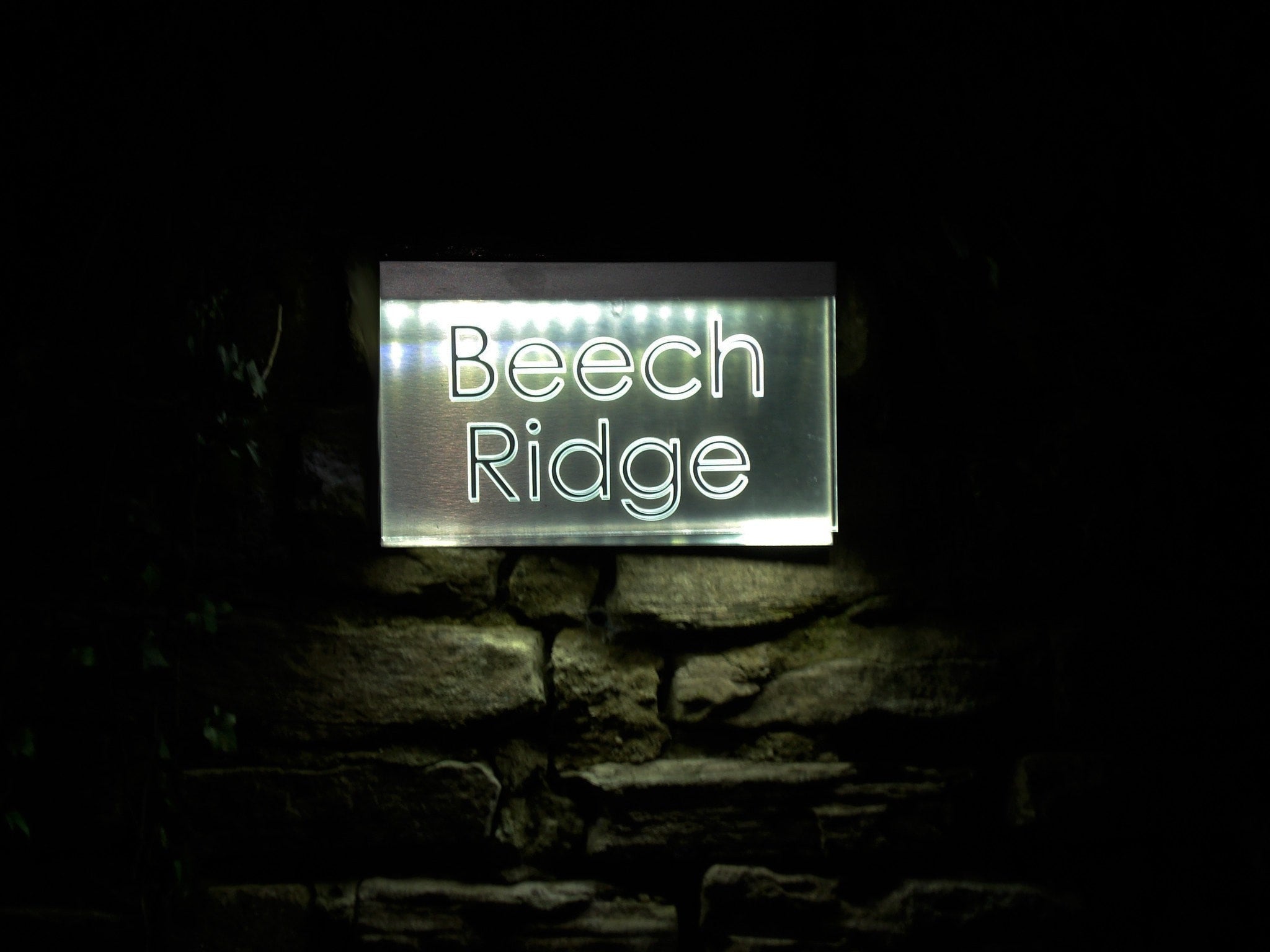 Britesign ~ USA Style LED House Number Plaque - Uk House signs - Office signs - Illuminated signs