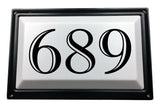 Darenth House Number Sign With Light Box - Uk House signs - Office signs - Illuminated signs