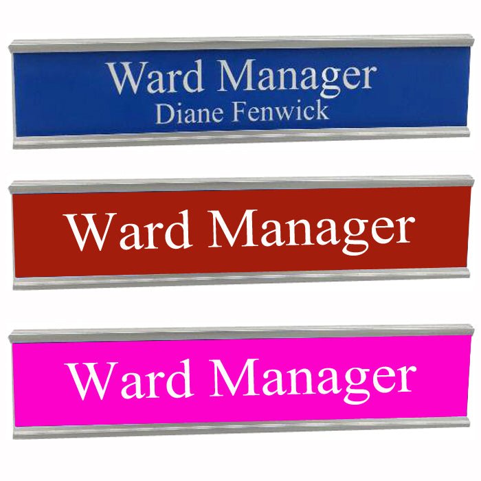 Nameplates, office door signs, fully personalised – Uk House signs ...