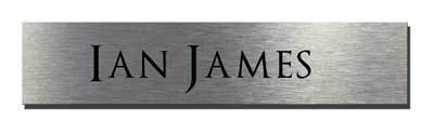 Door Nameplate Holders - with personalised Colour name plate insert - Uk House signs - Office signs -