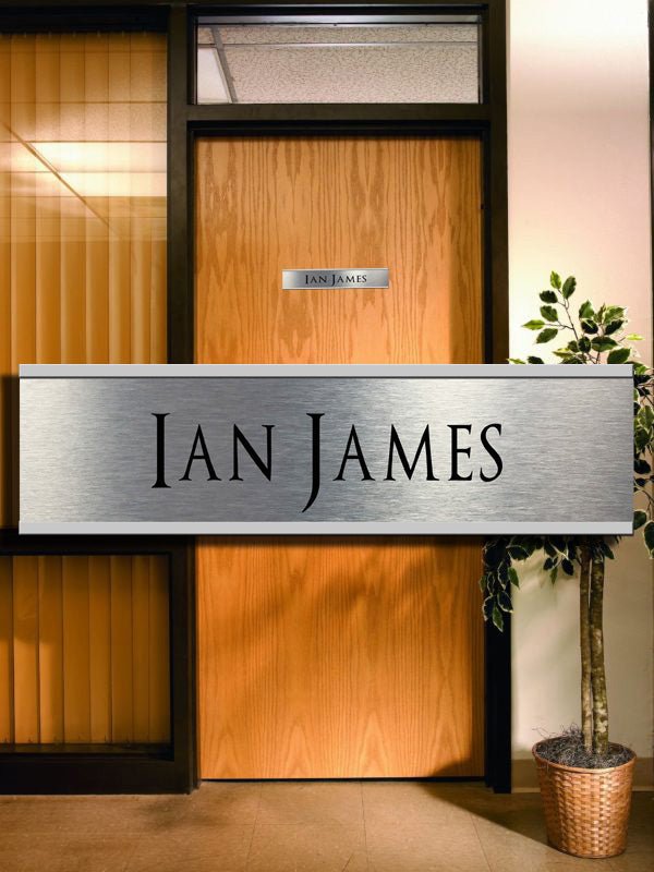 Door Name plates, with personalised insert - Uk House signs - Office signs - Name Plates