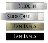 Door Name plates, with personalised insert
