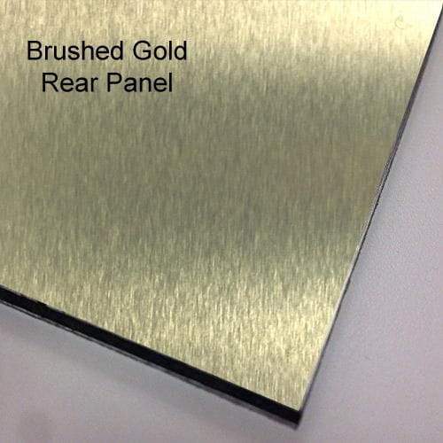 Aztec, gold designer acrylic house number sign - Uk House signs - Office signs - Acrylic Signs