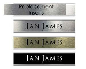 Replacement Inserts for door name plate holders. - Uk House signs - Office signs -